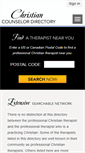 Mobile Screenshot of christiancounselordirectory.com